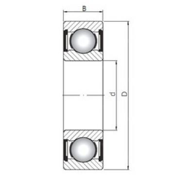 المحامل 6008 ZZ ISO