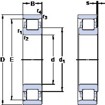 المحامل N 208 ECMB SKF