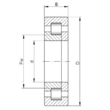 المحامل NUP212 ISO