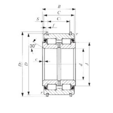 المحامل NAS 5028UUNR IKO