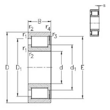 المحامل NCF18/900-V NKE