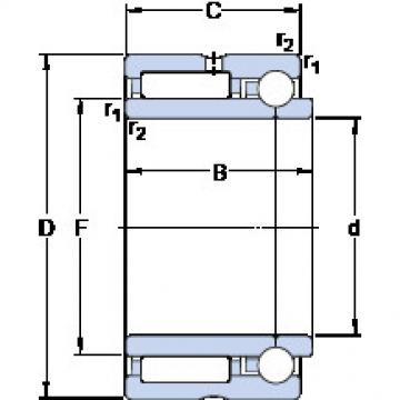 المحامل NKIB 5902 SKF