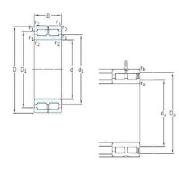 المحامل NNC4926CV SKF