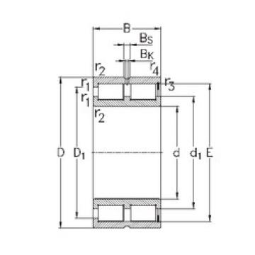 المحامل NNCF5011-V NKE