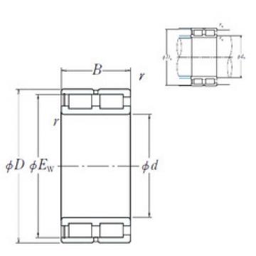 المحامل NNCF5026V NSK