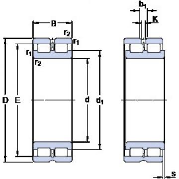 المحامل NNCL 4830 CV SKF