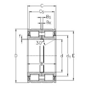 المحامل NNF5017-2LS-V NKE