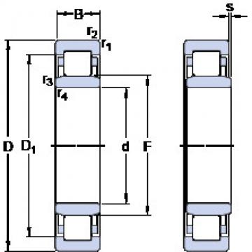 المحامل NU 1036 ML SKF