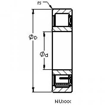 المحامل NU206 ETN AST