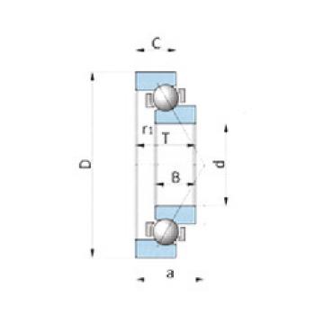 المحامل SF3607VP-1 NTN