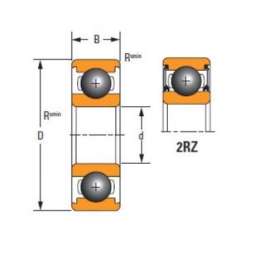  Thin Section61800-2RZ-C3 TIMKEN