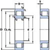 المحامل NJ 313 ECM SKF