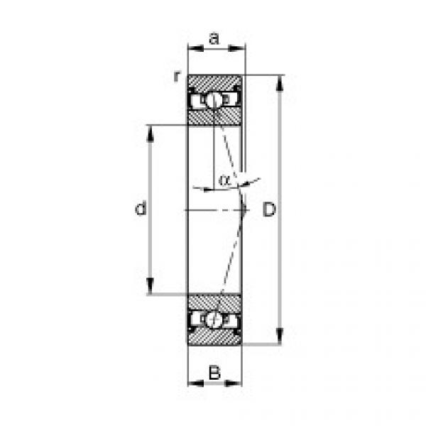 المحامل HSS71911-C-T-P4S FAG #1 image