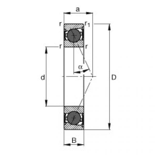 FAG Spindellager - HCB7000-E-2RSD-T-P4S #1 image