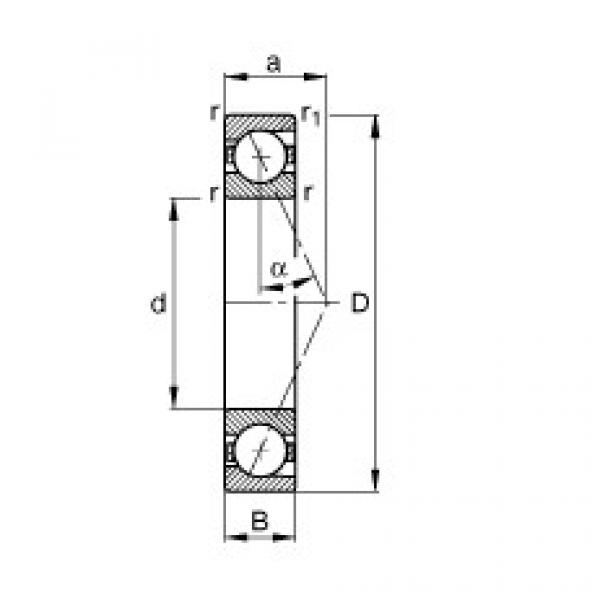 المحامل B71919-E-T-P4S FAG #1 image