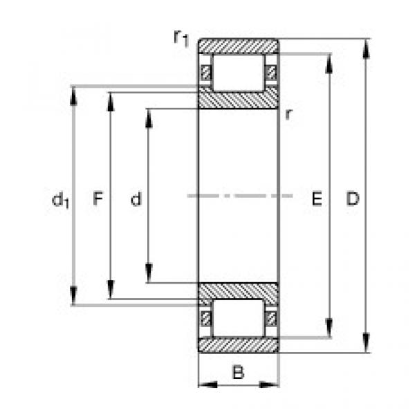 FAG Zylinderrollenlager - N320-E-XL-M1 #1 image