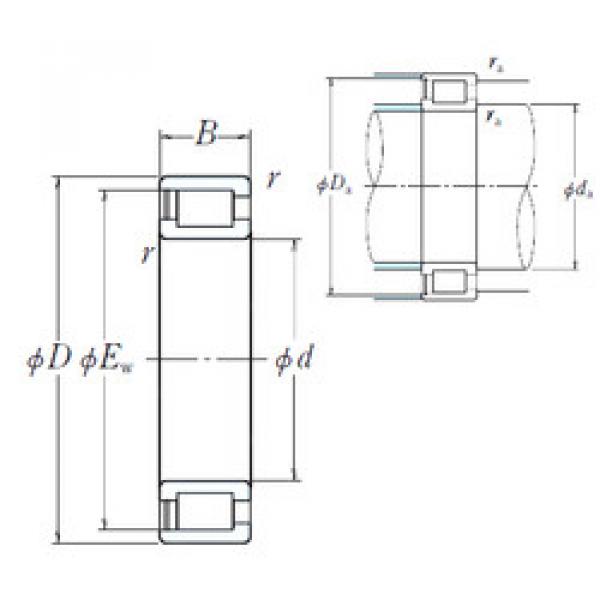 المحامل NCF2940V NSK #1 image