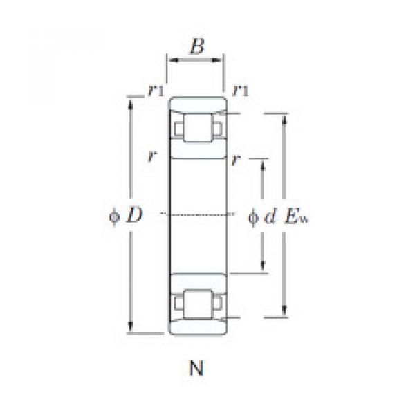 المحامل N307 KOYO #1 image