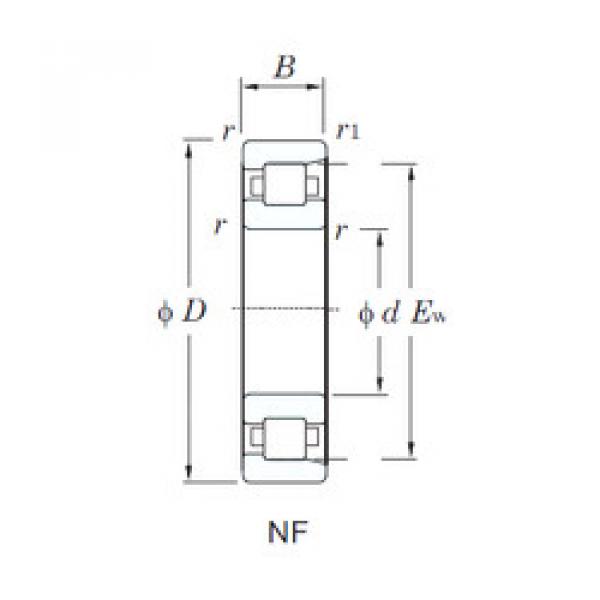 المحامل NF307 KOYO #1 image