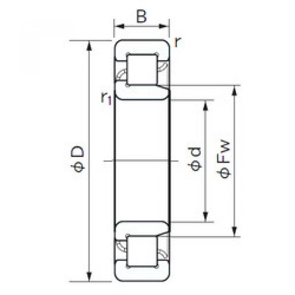 المحامل NJ 1034 NACHI #1 image