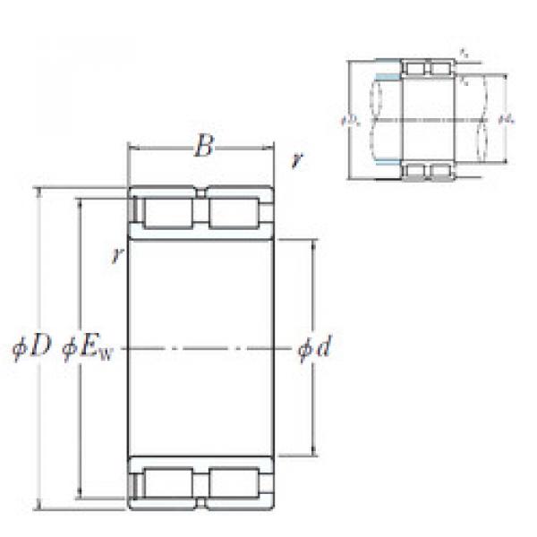 المحامل NNCF5026V NSK #1 image