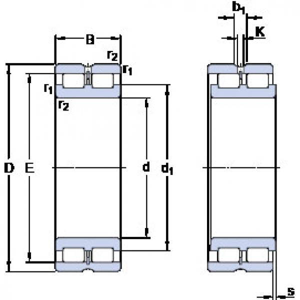 المحامل NNCL 4830 CV SKF #1 image