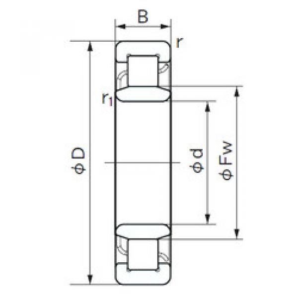 المحامل NU 2340 NACHI #1 image