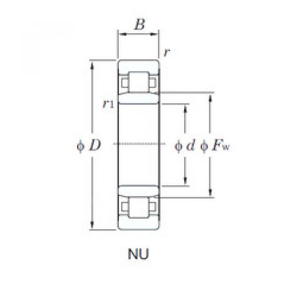 المحامل NU216 KOYO #1 image