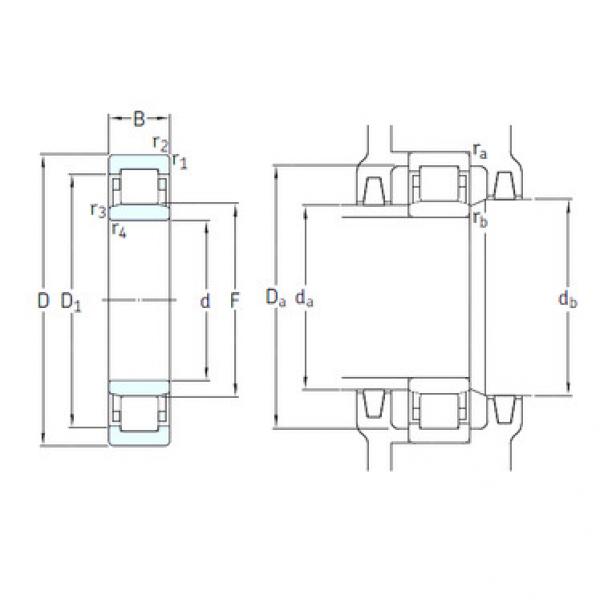 المحامل NU312ECM/HC5C3 SKF #1 image