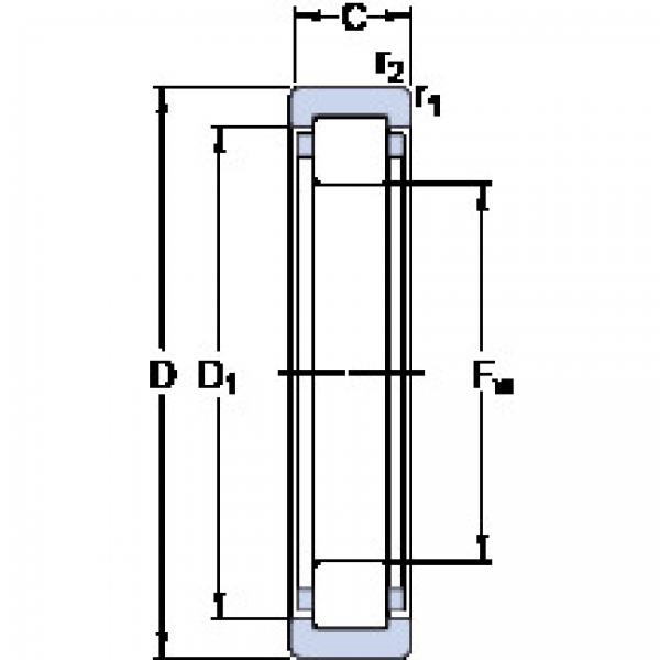 المحامل RNU 2203 ECP SKF #1 image