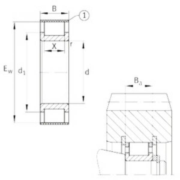 المحامل RSL182211-A INA #1 image