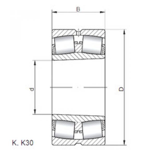 المحامل 239/710 KW33 ISO #1 image