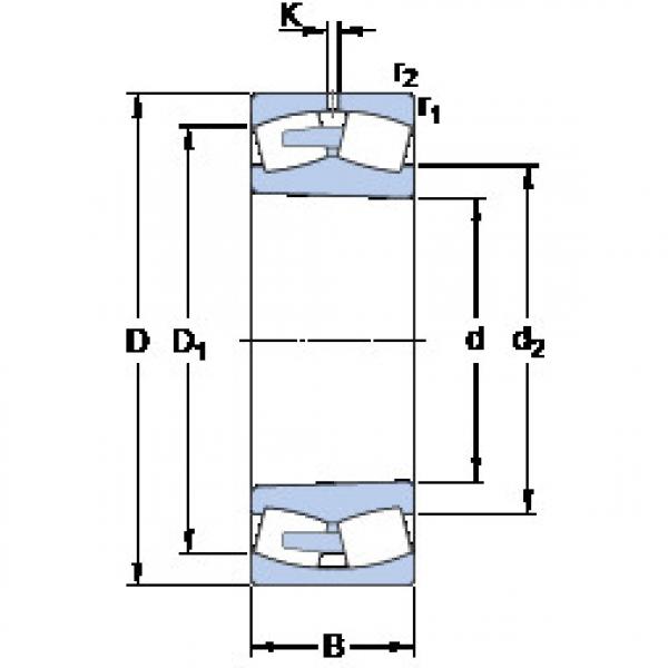 المحامل 248/900 CAK30MA/W20 SKF #1 image