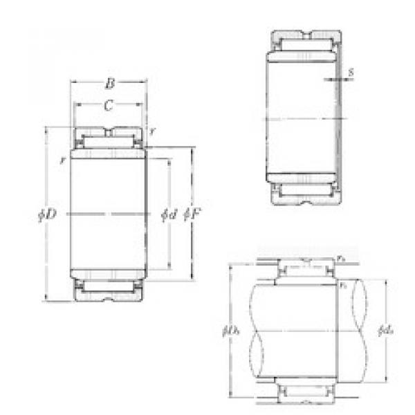 المحامل MR12415448+MI-10412448 NTN #1 image