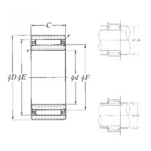 المحامل NAO-55×85×30 NTN #1 image