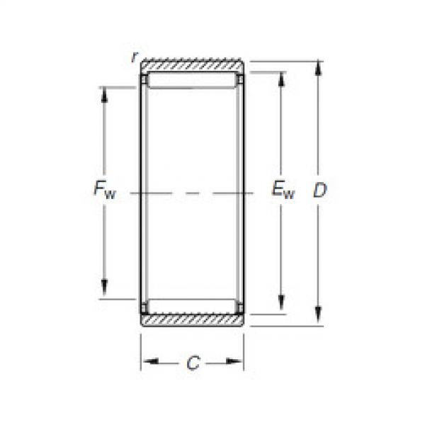 المحامل RNAO40X50X34 Timken #1 image