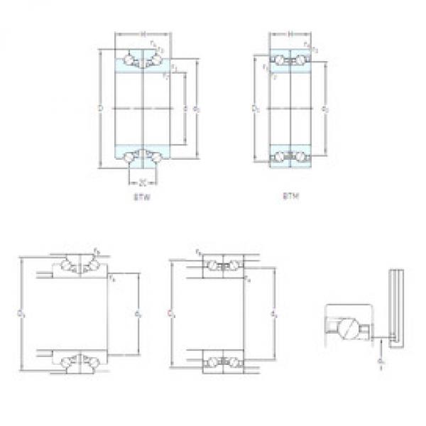 المحامل BTM 60 BTN9/HCP4CDB SKF #1 image