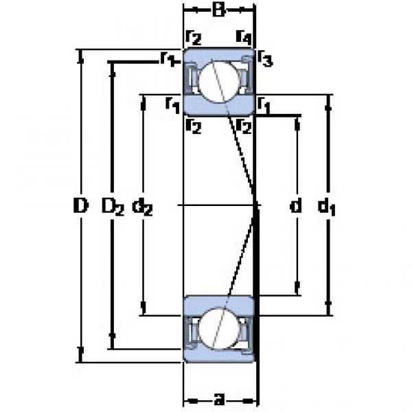 المحامل S7000 CD/HCP4A SKF #1 image