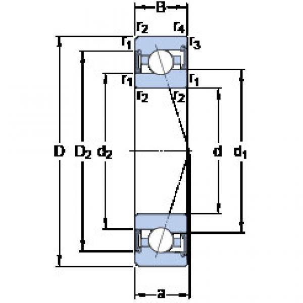 المحامل S7000 ACE/P4A SKF #1 image