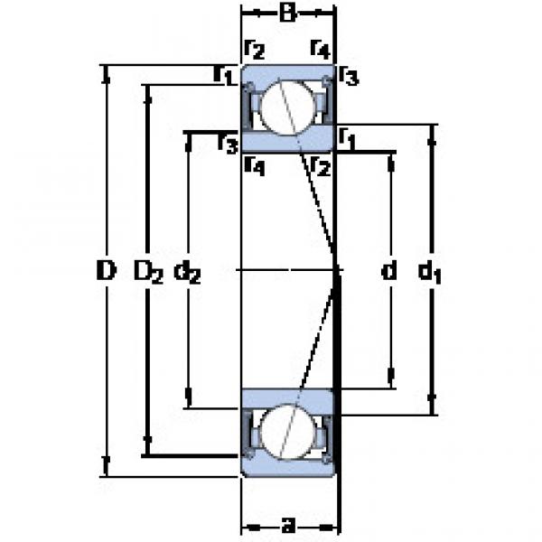 المحامل S71910 ACE/HCP4A SKF #1 image