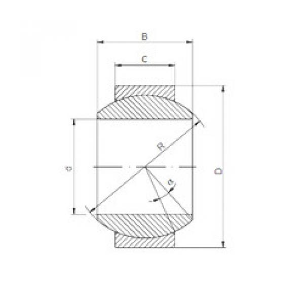 المحامل GE 080 HS-2RS CX #1 image