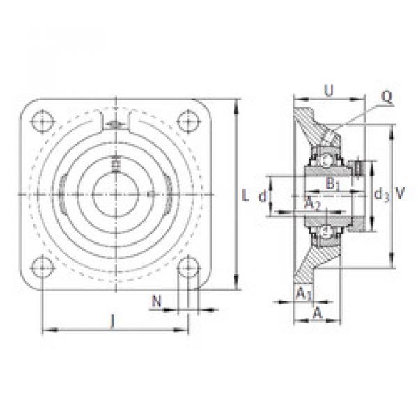 المحامل RCJ45-FA125 INA #1 image