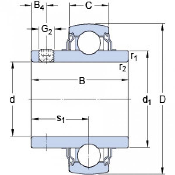 المحامل YAR 212-2FW/VA228 SKF #1 image